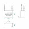 Air Conditioner, CBB61, 1.5μF, 450VAC - view 6