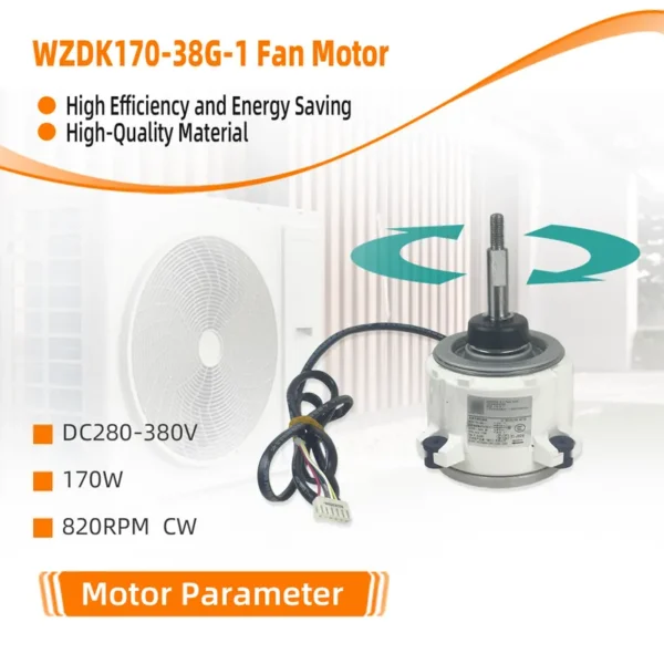 Air Conditioner, WZDK170-38G-1, DC280-380V, SIC-81FW-F1170-1 - view 3