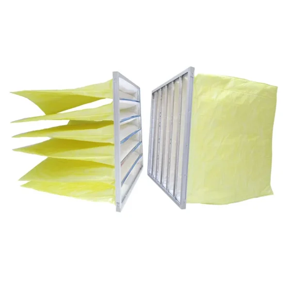Air Conditioning Bag Filter, AHU, HVAC, Aluminum, 95%