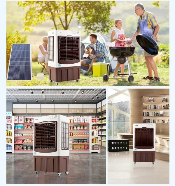 Air Conditioning Evaporative Cooler, Solar, Plastic - view 5