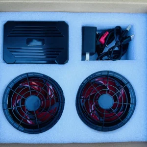 Air Conditioning Fan, 22V, Battery, Plastic