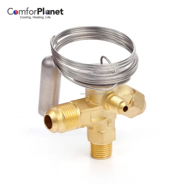 Air-conditioning Refrigeration Thermostatic Unit, Brass - view 6