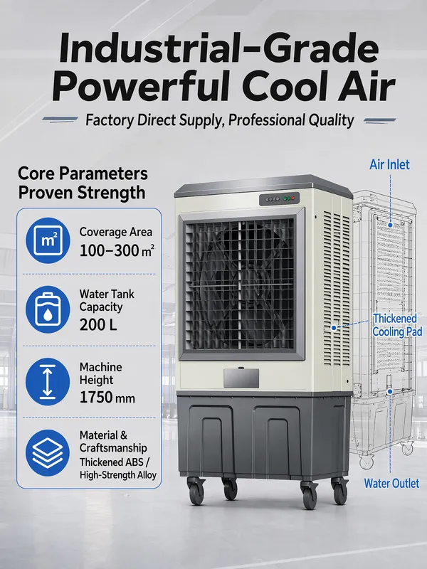 Air Cooler, 200L, 230m2 - view 4