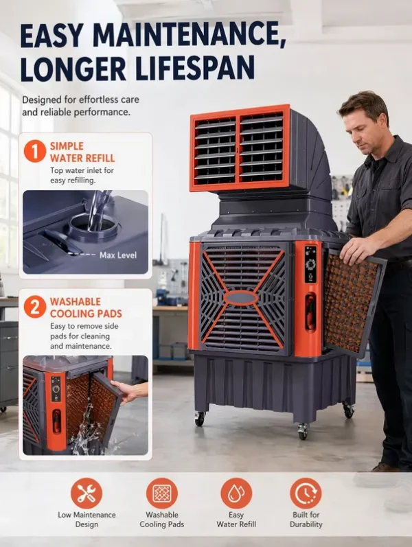 Air Cooler, 200L, 230m2 - view 6