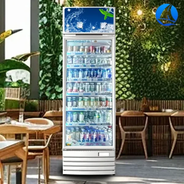 Air Cooling Beverage Cooler, 110 V, Glass Door - view 2