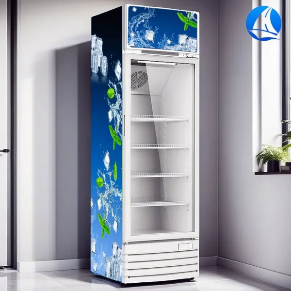 Air Cooling Beverage Cooler, 110 V, Glass Door - view 3