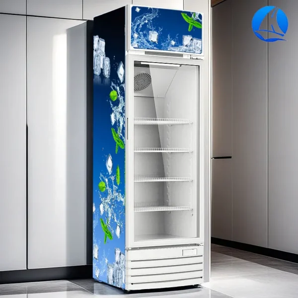 Air Cooling Beverage Cooler, 110 V, Glass Door - view 4