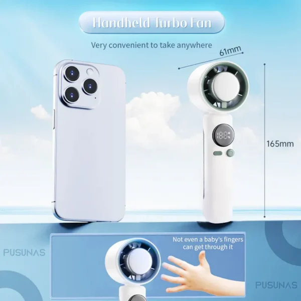 Air Cooling Handheld Fan, Portable, USB - view 5