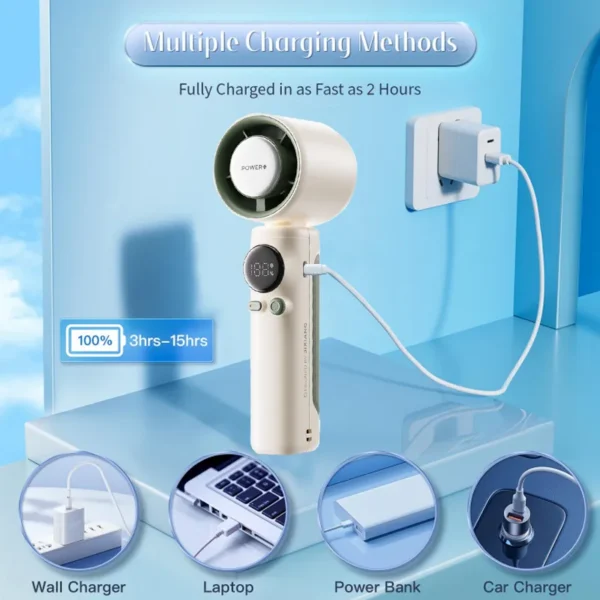 Air Cooling Handheld Fan, Portable, USB - view 6