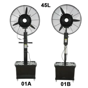 Air Cooling Stand Fan, 650/750mm, Aluminum, 3-Speed