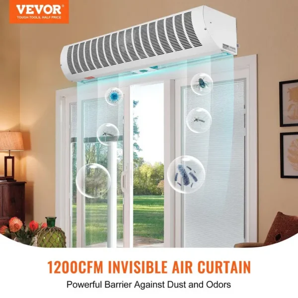 Air Curtain, 1200CFM, Wall - view 3