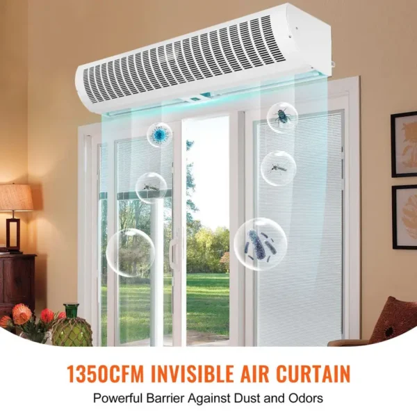 Air Curtain, 1350CFM, Wall - view 2