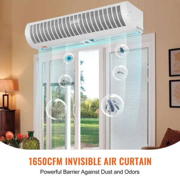 Air Curtain, 48", 1650CFM, Wall - view 2