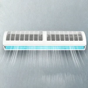 Air Curtain, 600-2000mm, 11m/S, 220 V, Wall Fan, Plastic, FURY