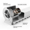 Air Curtain, Centrifugal, 220 V, 1800 - 4500 m³ - view 3