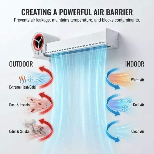 Air Curtain, Centrifugal, 220 V, 1800 - 4500 m³ - view 6