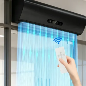 Air Curtain, Centrifugal, 220 V, Corded Electric