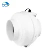 Air Duct Booster Fan, Plastic, 110-120 V, Corded Electric