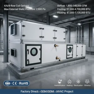 Air Handling Unit, 4-Rows, AHU