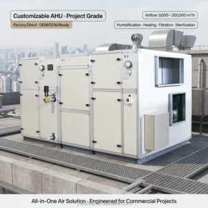 Air Handling Unit, AHU, 4.5 kW, Water
