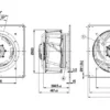 Air Handling Unit, K3G630-FB32-03/F03, 630mm, 1420RPM, 3700W - view 4