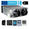 Air Heat Recovery Ventilator, WIFI, 150cmh, ABS Plastic - view 3