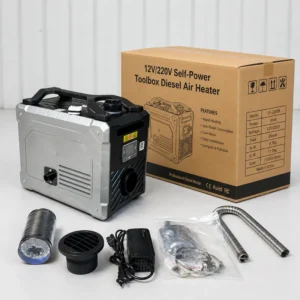 Air Heater, 12V/24V, Portable, 5KW, 12-Hour