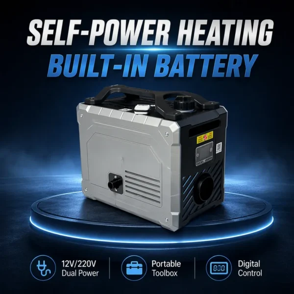 Air Heater, 12V/24V, Portable, 5KW, 12-Hour - view 2