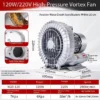 Air Knife Drying Blower, Centrifugal, 220V Single Phase - view 2