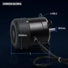 Air Purifier, 180W~420W, 120EC, AC110V/220V, 3550RPM - view 4