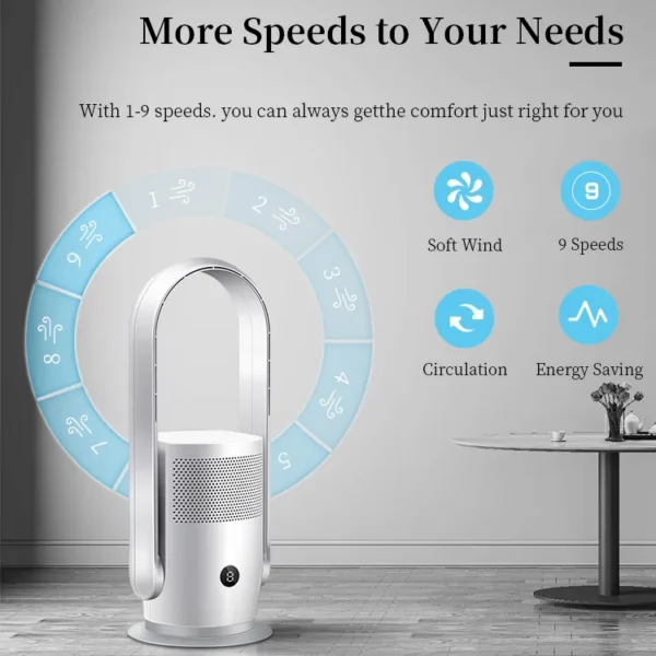 Air Purifier, 2-in-1, HEPA, Plastic - view 3