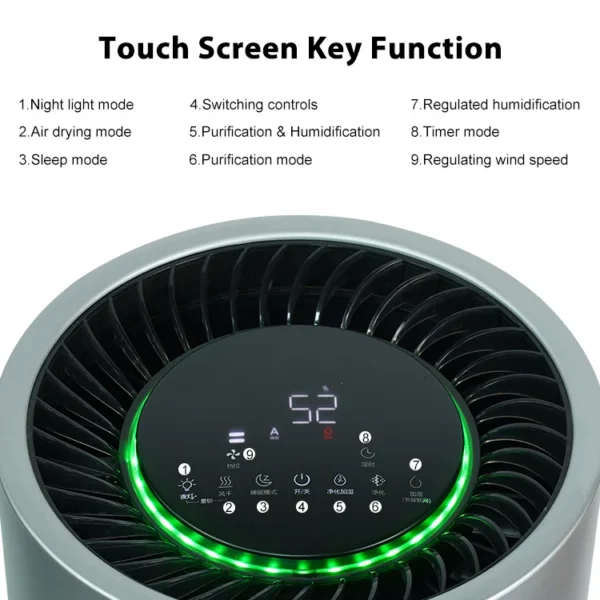Air Purifier, Electric, HEPA Filter - view 4