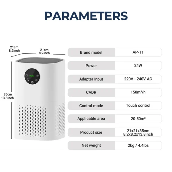 Air Purifier, H13, HEPA, 25dB - view 5