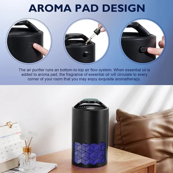 Air Purifier, HEPA, Electric, Plastic - view 3