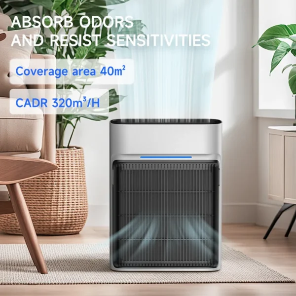 Air Purifier, HEPA, Plastic - view 4