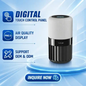 Air Purifier, Portable, 75 cfm, Electric