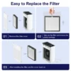 Air Purifier, Portable, Plastic - view 5