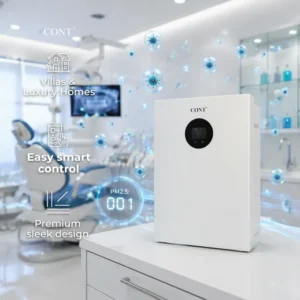 Air Purifier, Wall, 200m3/h, ABS Plastic, 110V