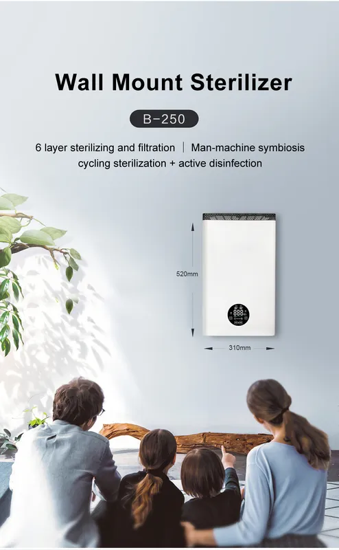 Air Purifier, Wall, HEPA - view 2