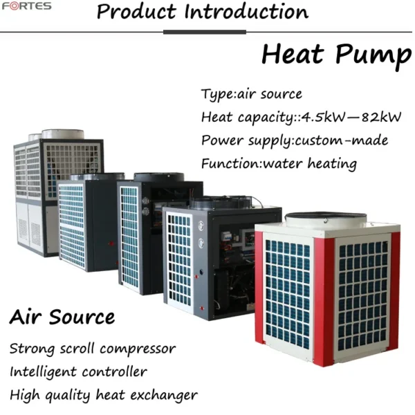 Air Source Heat Pump, 15KW, 20KW, 30kw, Inverter - view 2