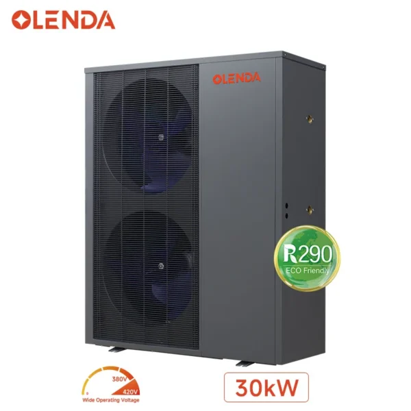 Air Source Heat Pump, R290, 30kW, 380V, WIFI