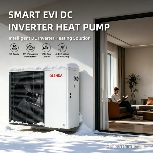 Air Source Heat Pump, R32, 220V, 380V, Monoblock - view 3