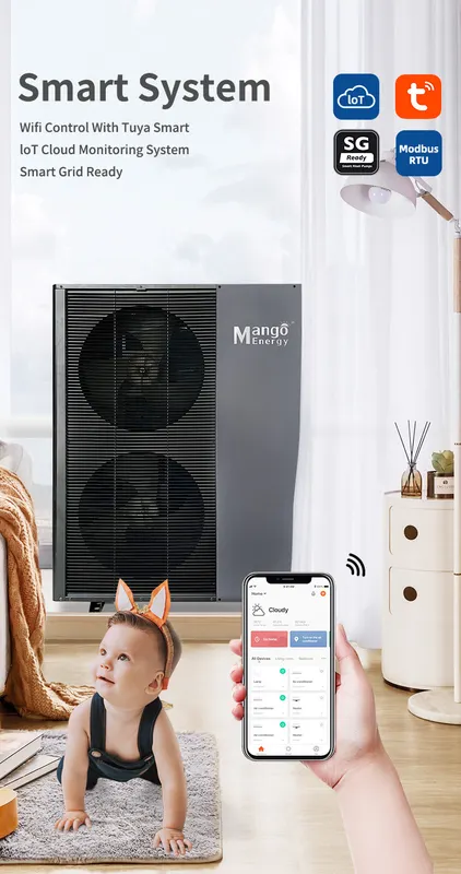 Air to Water Heat Pump, R290, R32, 10kw, 20kw - view 2