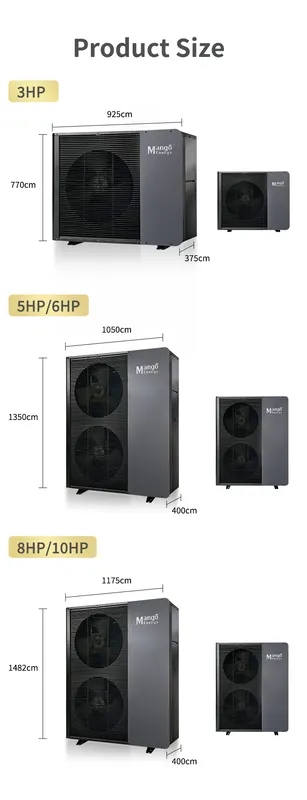 Air to Water Heat Pump, R290, R32, 10kw, 20kw - view 6