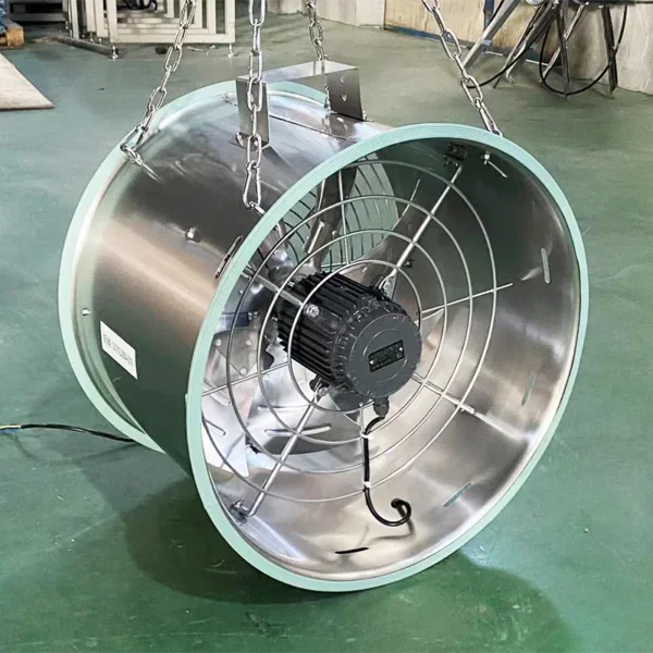 Airflow Axial Circulation Fan, 500mm, 304, Stainless, Steel