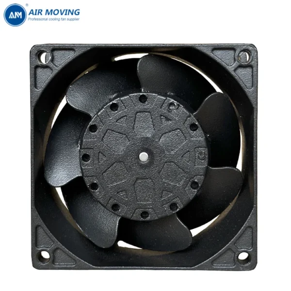 All Metal Axial Fan, AM8038H2X, 220-240V, 110V-115V, 80mm - view 2