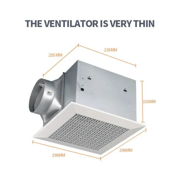 All-metal Ceiling Exhaust Fan, 220 V - view 6