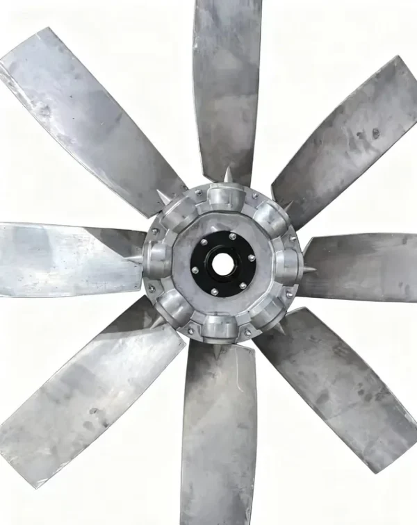 Alloy Axial Blade Impeller, aluminum, 220 V, Electric - view 4