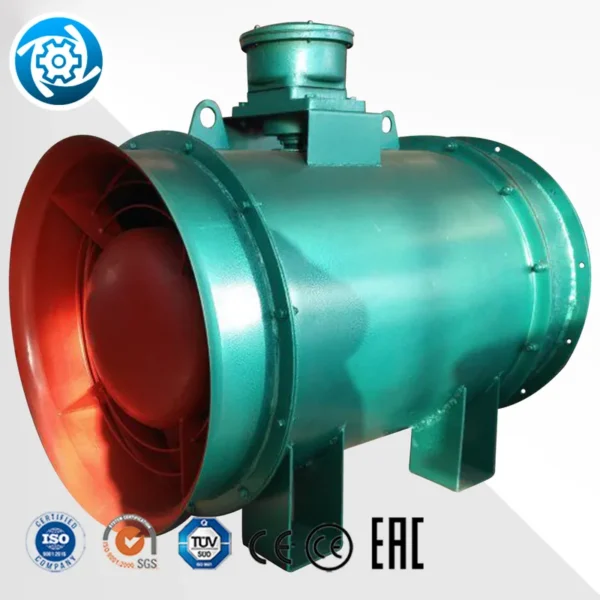 Alloy Mine Axial Fan, Al7-30, 30Kw, Explosion-Proof, Aluminum - view 2