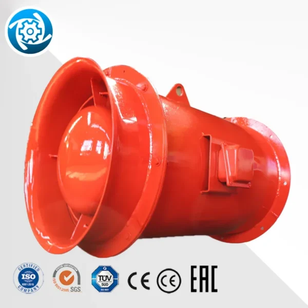 Alloy Mine Axial Fan, Al7-30, 30Kw, Explosion-Proof, Aluminum - view 3